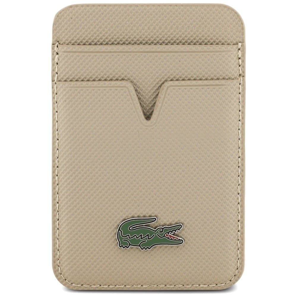 Πορτοφόλι καρτών Lacoste Small Spike MagSafe Taupe 2