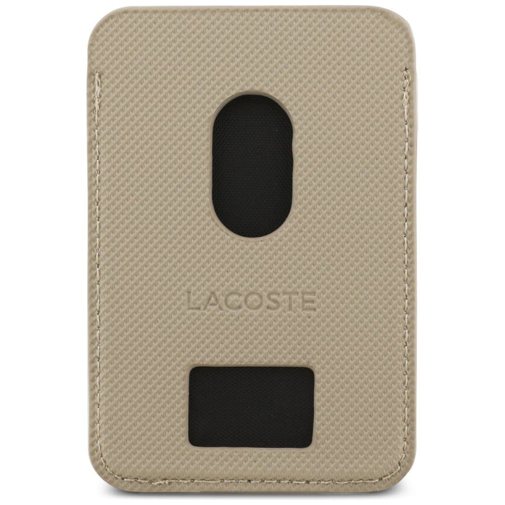 Πορτοφόλι καρτών Lacoste Small Spike MagSafe Taupe 3