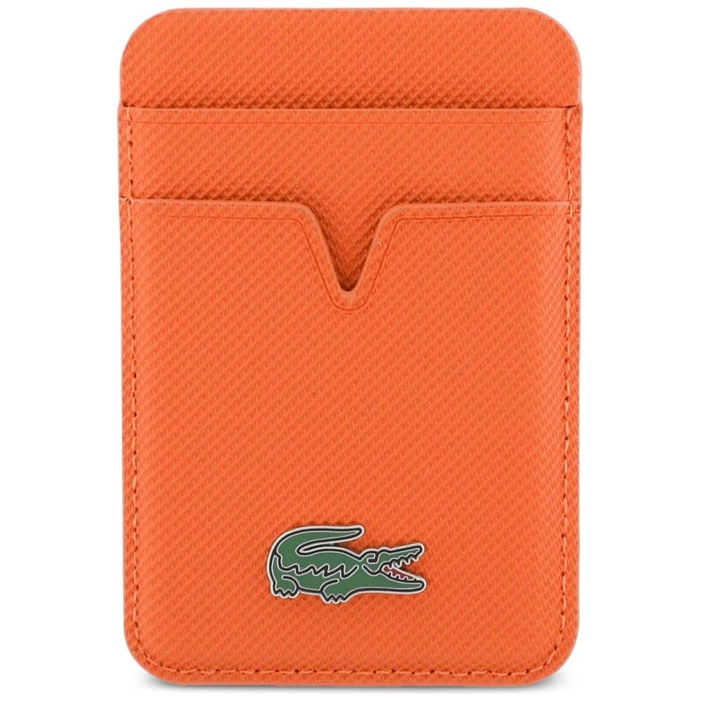 Μικρό πορτοφόλι καρτών Lacoste MagSafe Πορτοκαλί 2