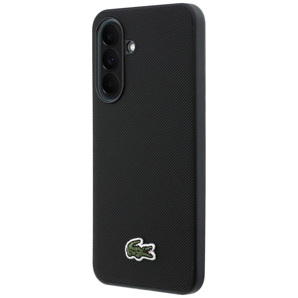 Lacoste Iconic Petit Pique Woven Logo - θήκη για Samsung Galaxy A37 - Μαύρο 2