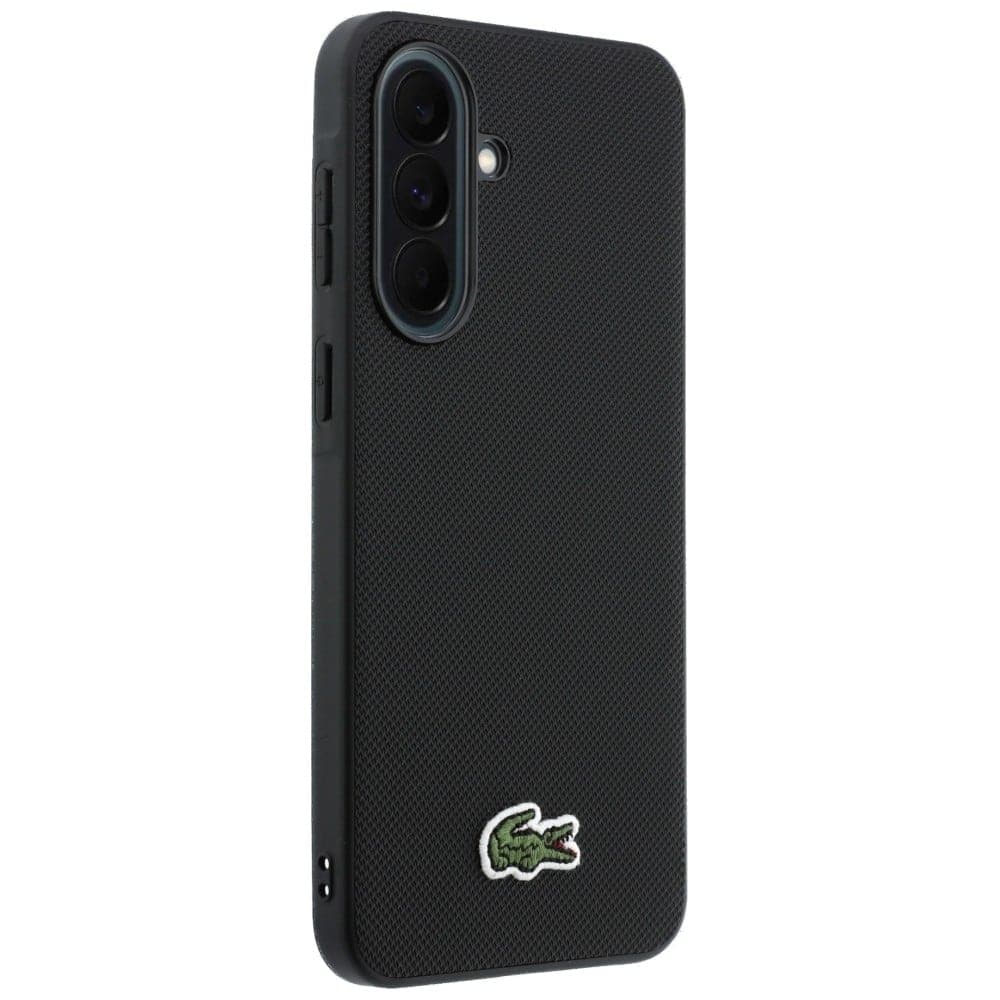 Lacoste Iconic Petit Pique Woven Logo - θήκη για Samsung Galaxy A37 - Μαύρο 4