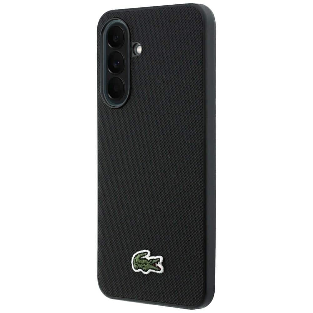 Lacoste Iconic Petit Pique Woven Logo - θήκη για Samsung Galaxy A57 - Μαύρο 3