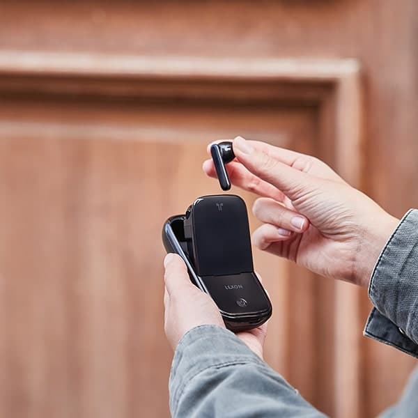 Ασύρματα ακουστικά Lexon Speakerbuds με ηχείο Bluetooth, μαύρο LA127N 13