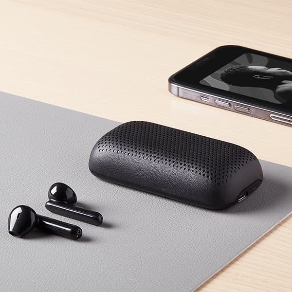 Ασύρματα ακουστικά Lexon Speakerbuds με ηχείο Bluetooth, μαύρο LA127N 15