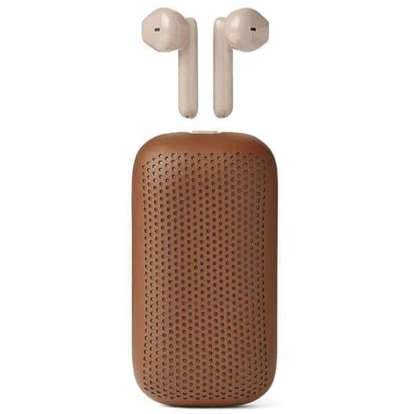 Ασύρματα ακουστικά Lexon Speakerbuds με ηχείο Bluetooth camel LA127C