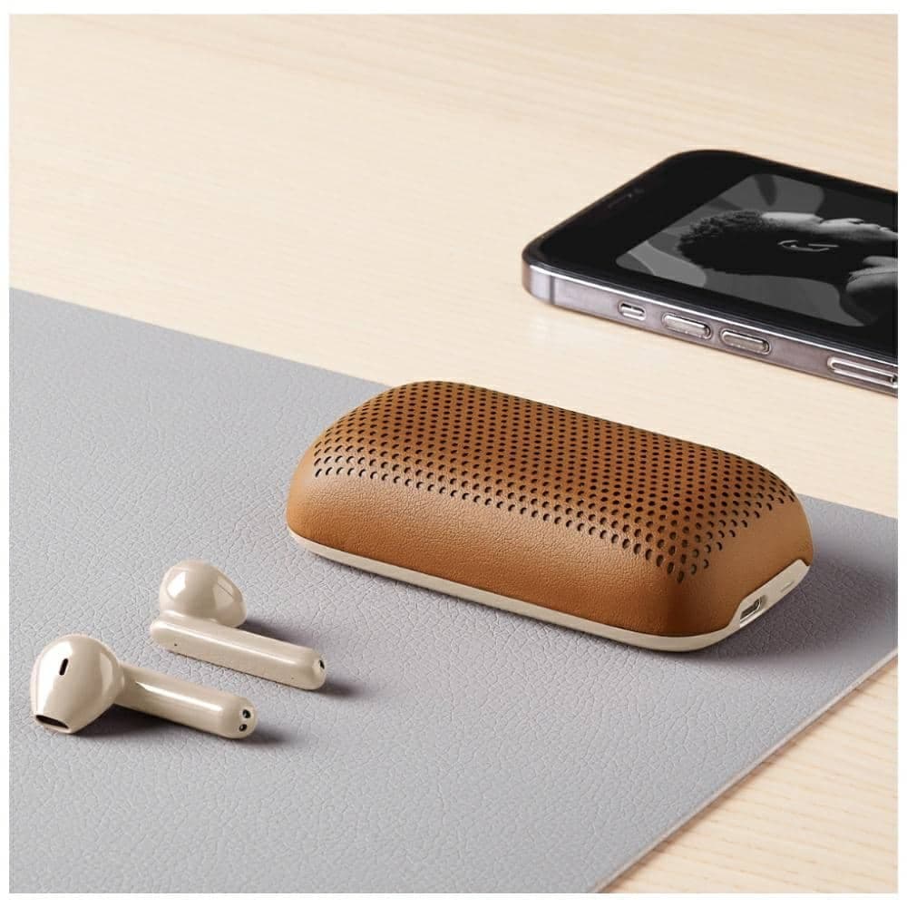 Ασύρματα ακουστικά Lexon Speakerbuds με ηχείο Bluetooth camel LA127C 13