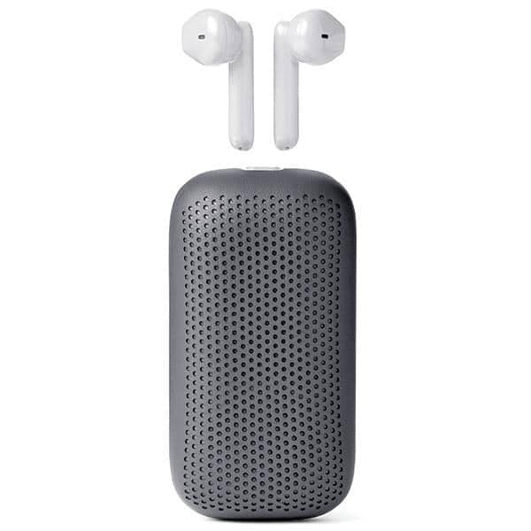 Ασύρματα ακουστικά Lexon Speakerbuds με ηχείο Bluetooth γκρι LA127G