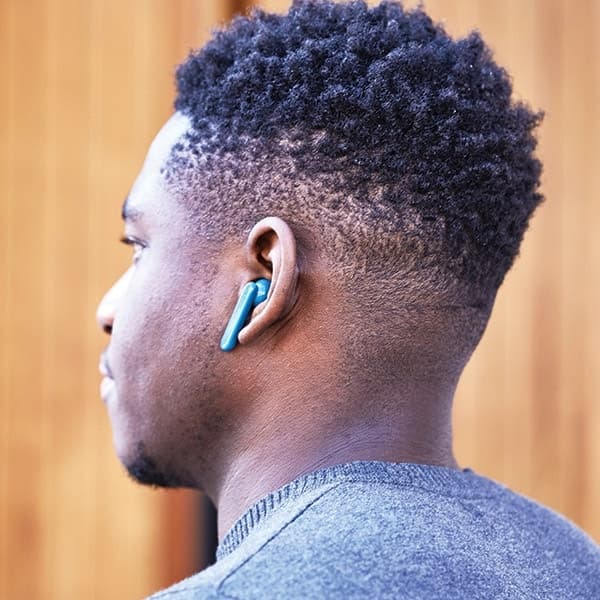 Ασύρματα ακουστικά Lexon Speakerbuds με ηχείο Bluetooth μπλε LA127B 12