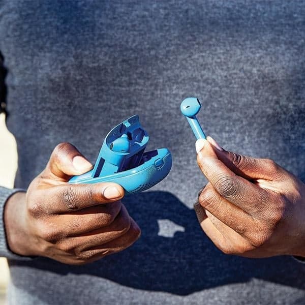Ασύρματα ακουστικά Lexon Speakerbuds με ηχείο Bluetooth μπλε LA127B 15