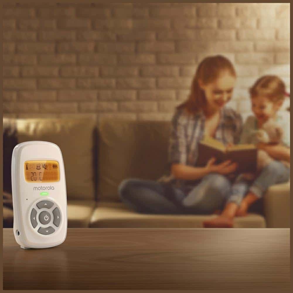 Ηλεκτρονική νταντά Motorola AM24 Audio λευκό 6