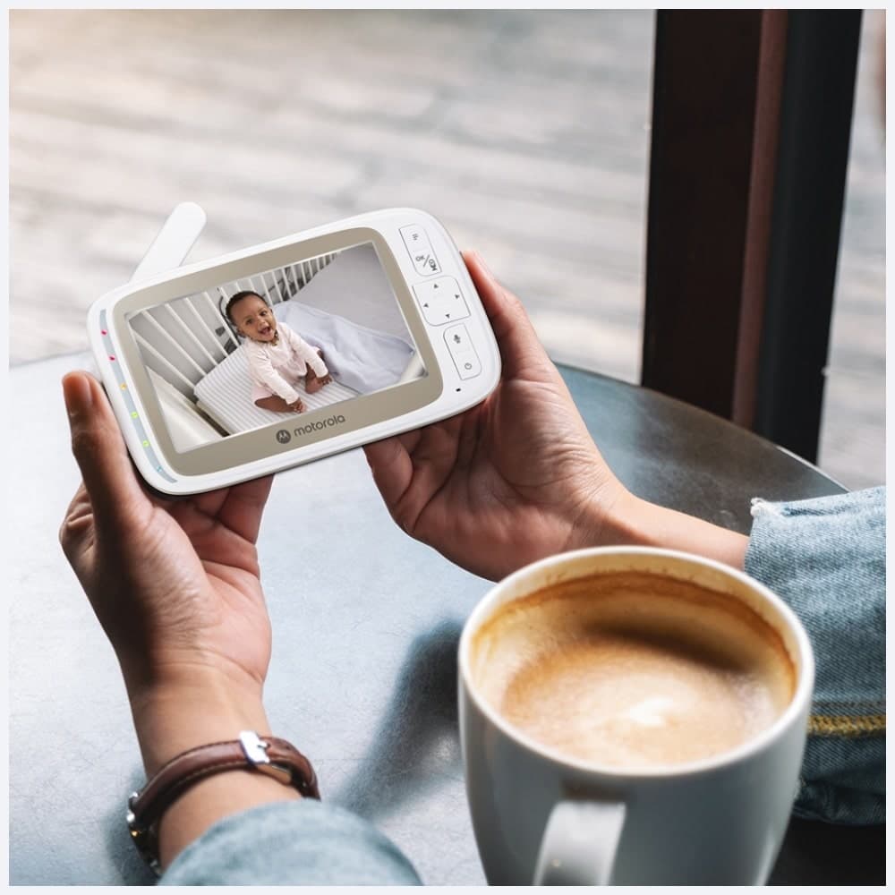Ηλεκτρονική νταντά Motorola VM85 Connect οθόνη 5" Wi-Fi λευκό 6