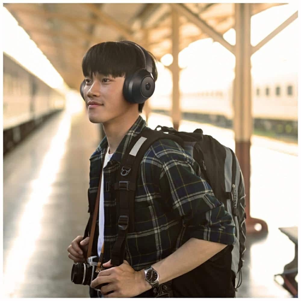 Ακουστικά Bluetooth Over-ear Motorola XT800 ANC μαύρα 9