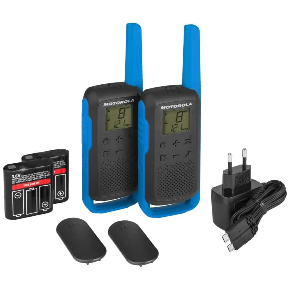Σετ ασύρματων ακουστικών Motorola T62 UDS 2 τεμάχια μπλε 11