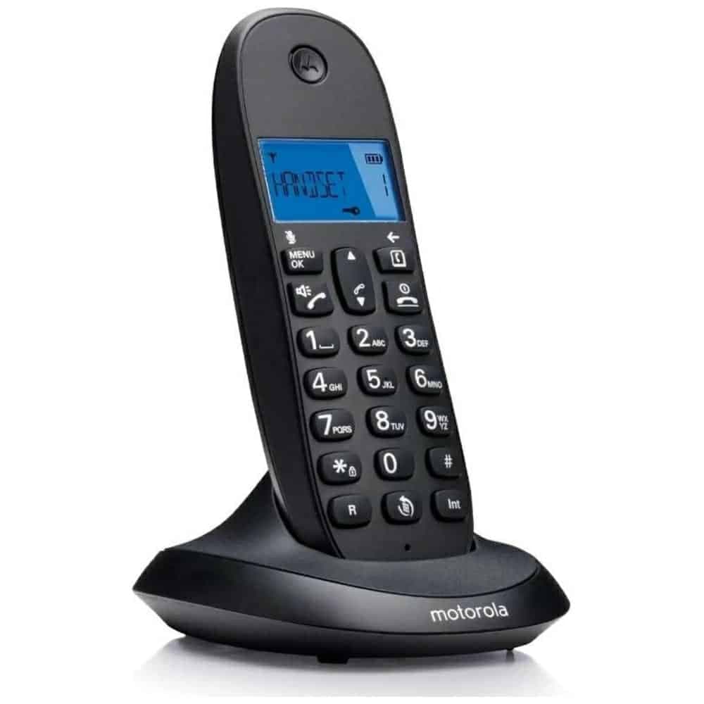 Ασύρματο σταθερό τηλέφωνο Motorola C1001CB+ μαύρο 2