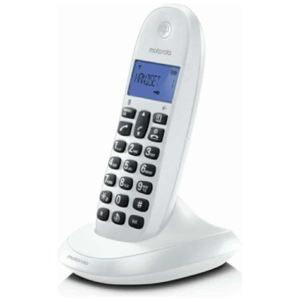 Ασύρματο τηλέφωνο σταθερής γραμμής Motorola C1001CB+ λευκό 2