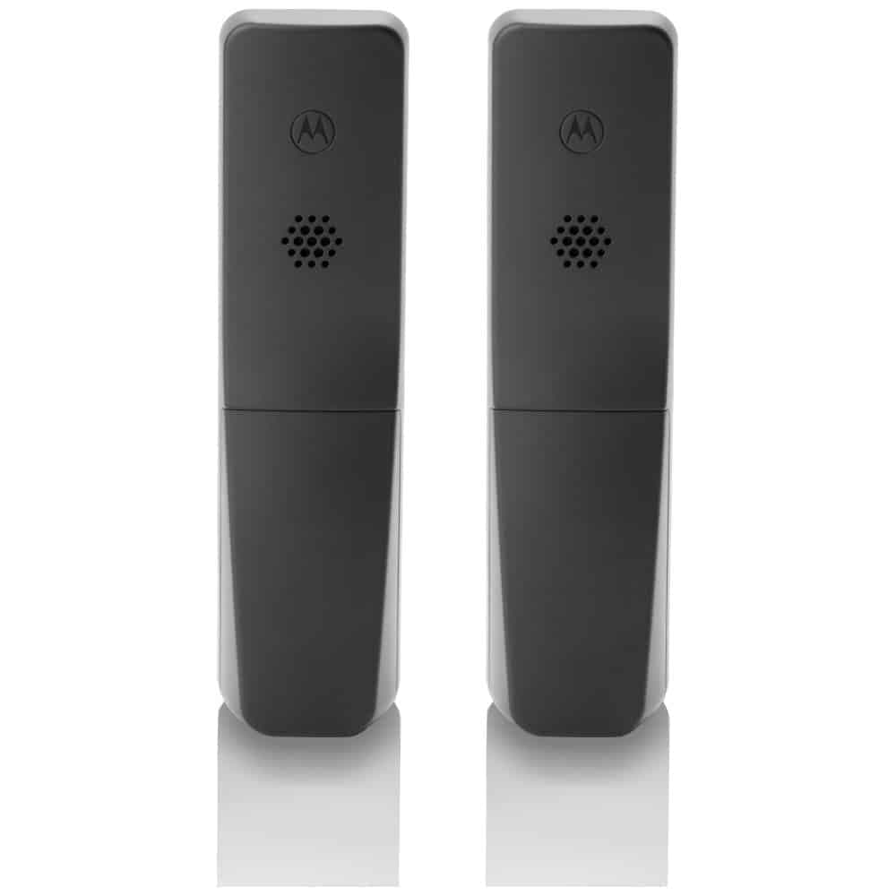 Σετ ασύρματων σταθερών τηλεφώνων Motorola DOT202, μαύρα, 2 τεμ. 2