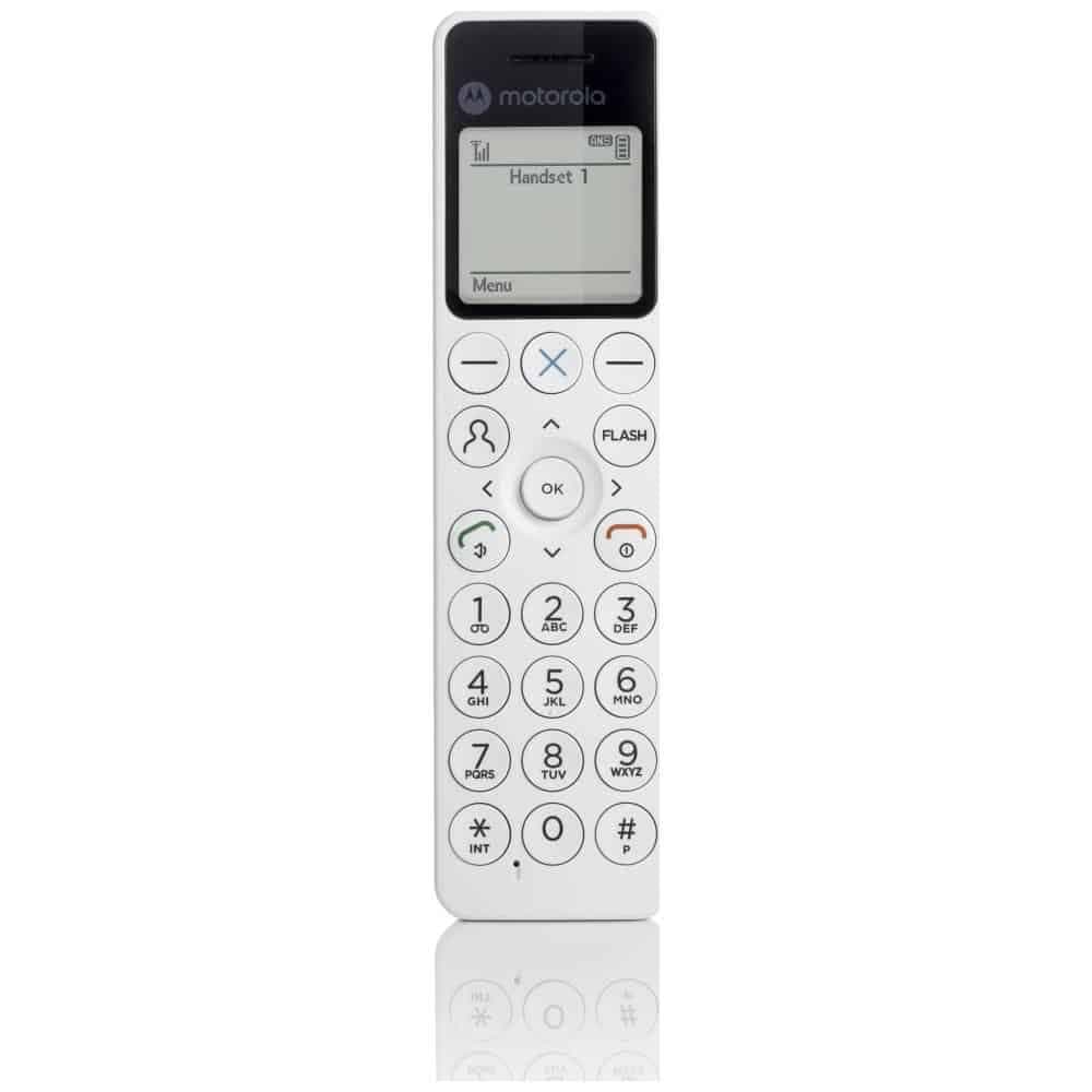 Ασύρματο σταθερό τηλέφωνο Motorola DOT411 λευκό 6