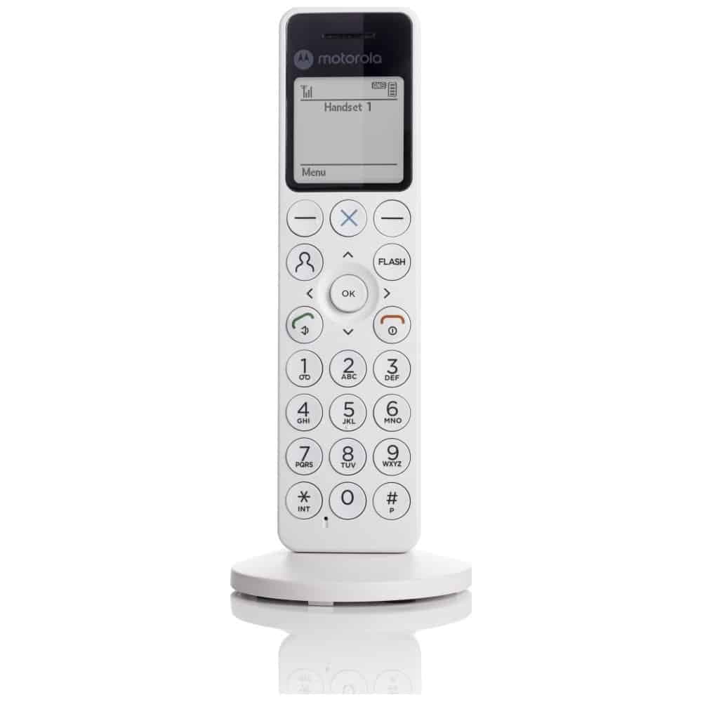 Ασύρματο σταθερό τηλέφωνο Motorola DOT411 λευκό 2