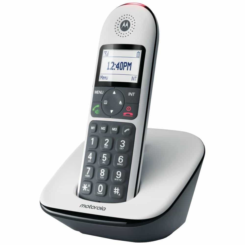 Ασύρματο σταθερό τηλέφωνο Motorola CD5001 λευκό