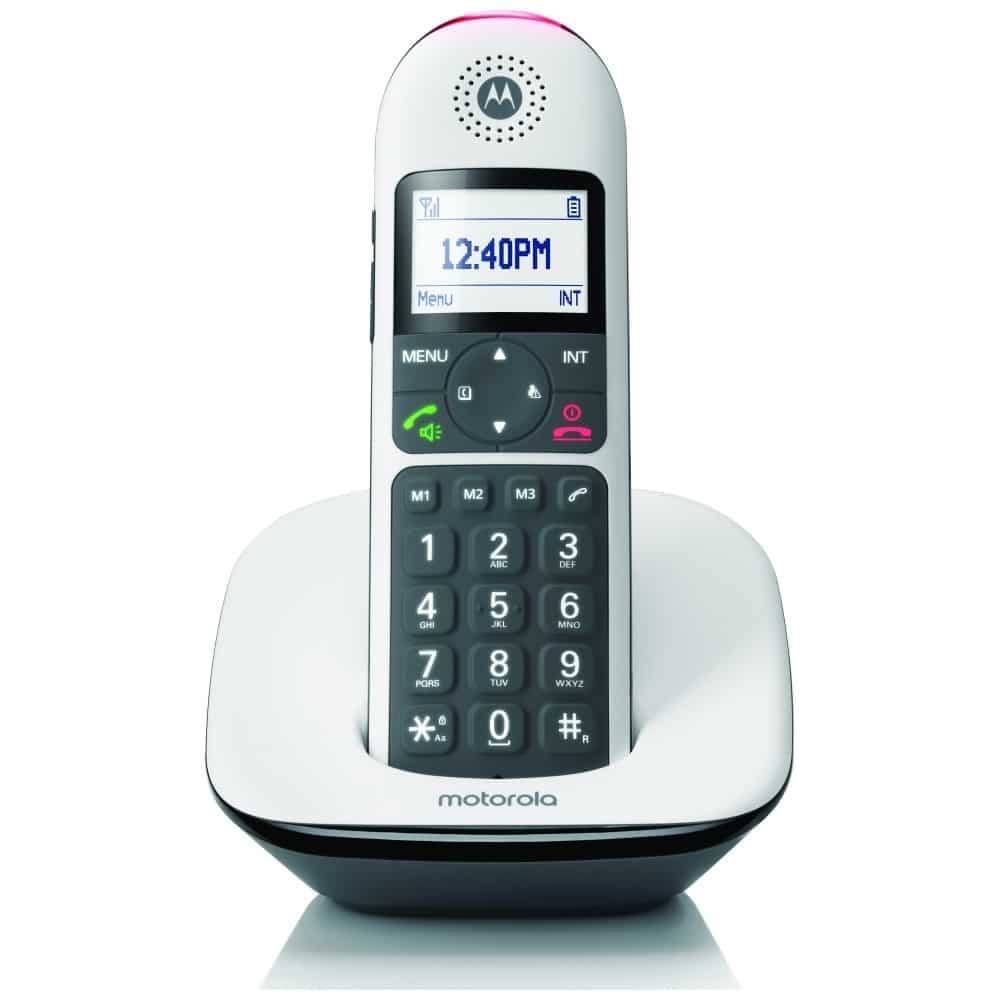 Ασύρματο σταθερό τηλέφωνο Motorola CD5001 λευκό 2