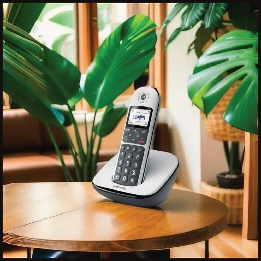 Ασύρματο σταθερό τηλέφωνο Motorola CD5001 λευκό 4
