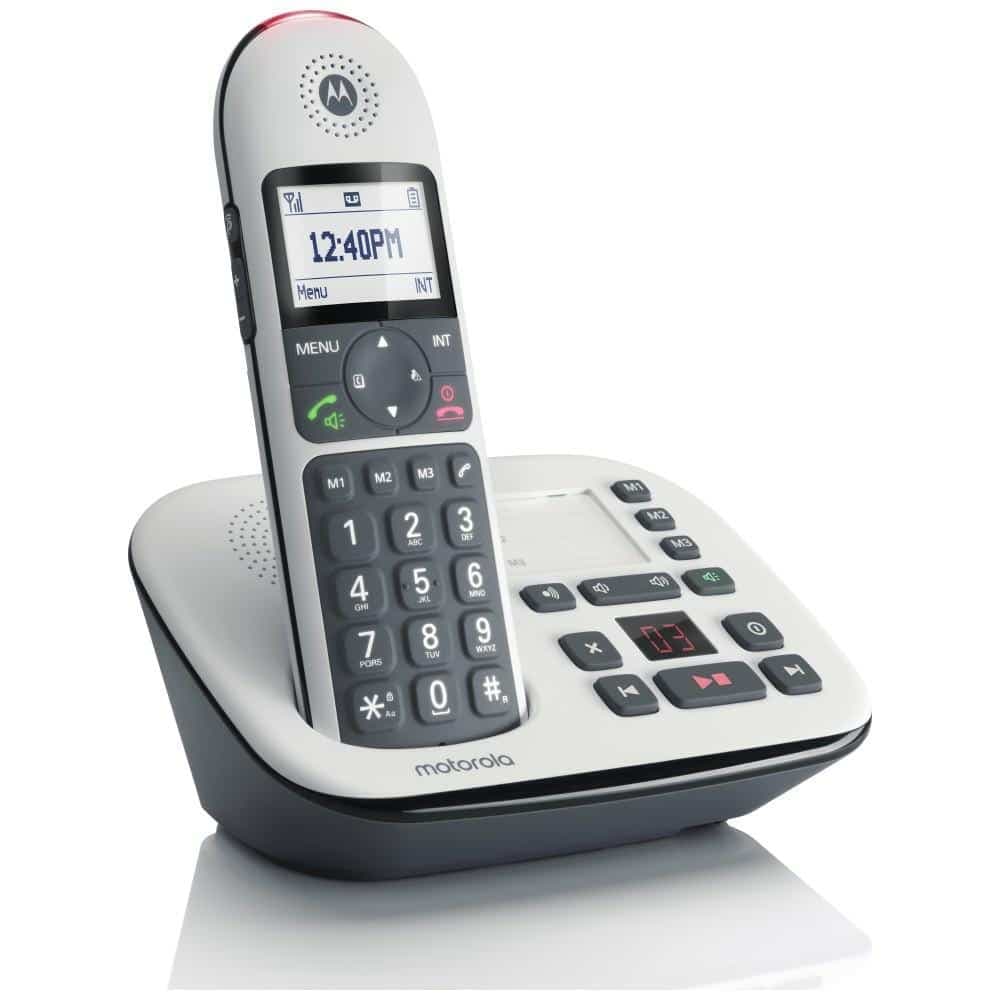 Ασύρματο σταθερό τηλέφωνο Motorola CD5011 λευκό 2