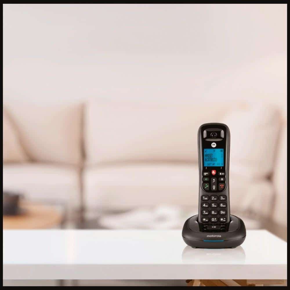 Ασύρματο σταθερό τηλέφωνο Motorola CD4001 μαύρο 5