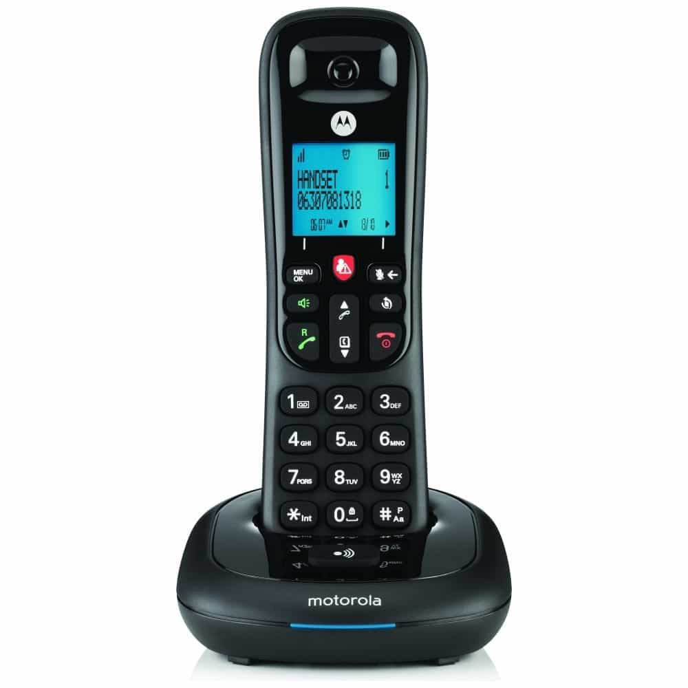 Ασύρματο σταθερό τηλέφωνο Motorola CD4001 μαύρο 3