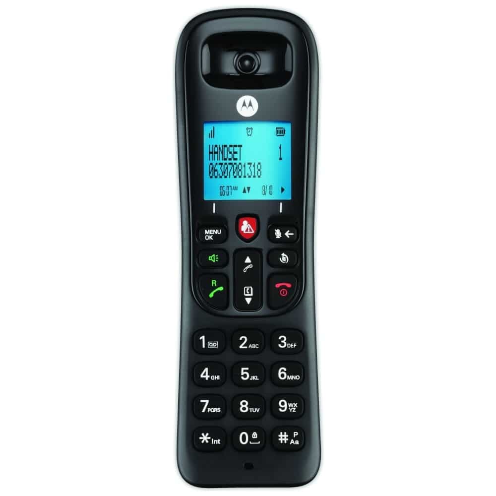Ασύρματο σταθερό τηλέφωνο Motorola CD4001 μαύρο 4