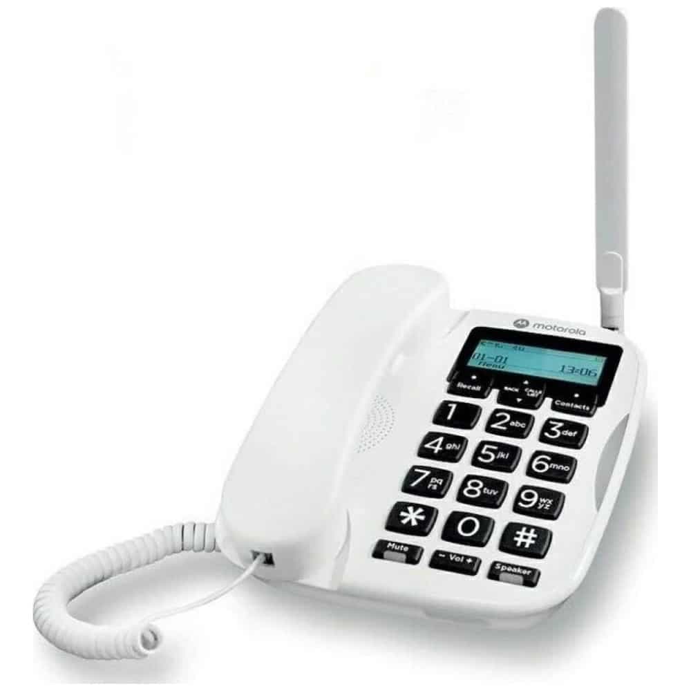 Σταθερό τηλέφωνο Motorola FW500L 4G λευκό