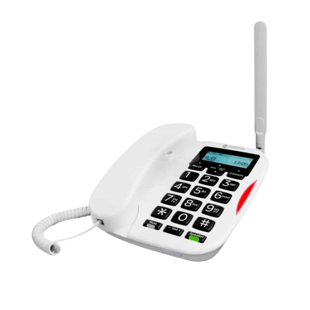 Σταθερό τηλέφωνο Motorola FW500L 4G λευκό 2