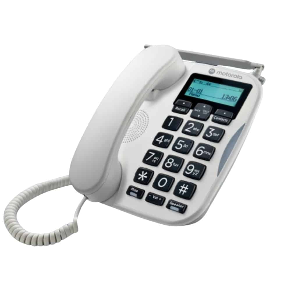 Σταθερό τηλέφωνο Motorola FW500L 4G λευκό 4
