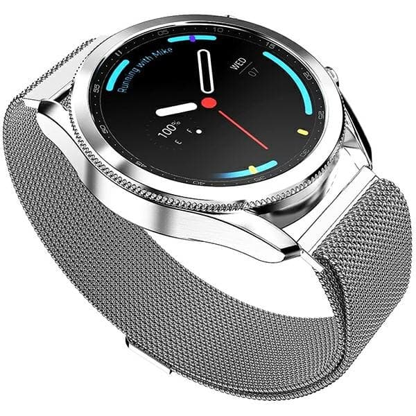 Λουράκι Mercury Mesh για Apple Watch 42/44/45 mm ασημί