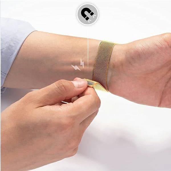 Λουράκι Mercury Mesh για Apple Watch 42/44/45 mm χρυσό 4