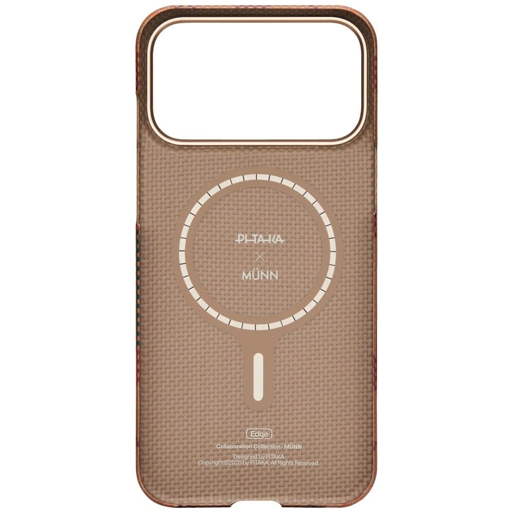 PITAKA PITAKA × MÜNN Flora in Grid - θήκη για Apple iPhone 17 Pro - Διάφανο 3