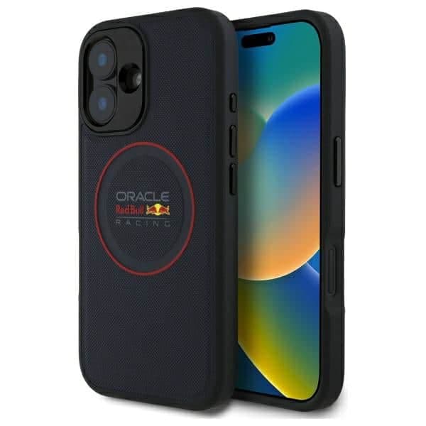 Red Bull Δέρμα Κόκκινος Δακτύλιος MagSafe - θήκη για Apple iPhone 16 Plus - Μπλε