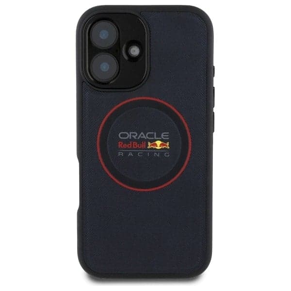 Red Bull Δέρμα Κόκκινος Δακτύλιος MagSafe - θήκη για Apple iPhone 16 Plus - Μπλε 3