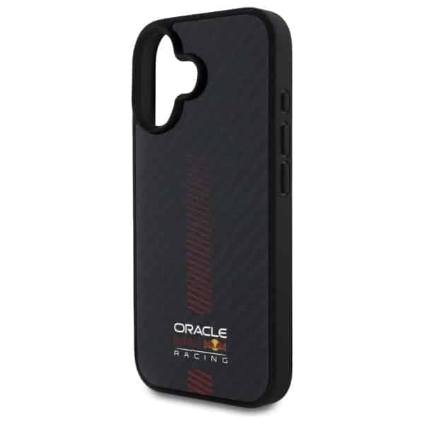 Red Bull Carbon Fiber Power Bar MagSafe - θήκη για Apple iPhone 16 Plus - Μαύρο 6