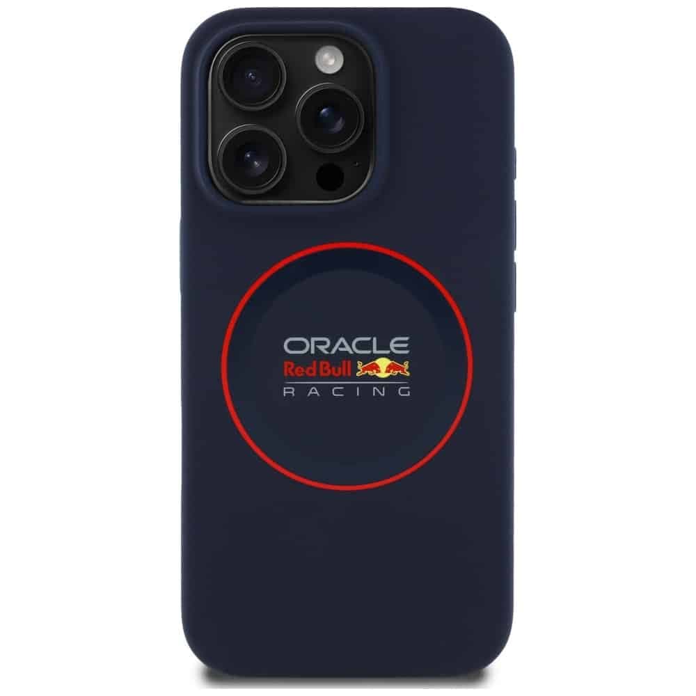 Red Bull Σιλικόνη Red Ring MagSafe - θήκη για Apple iPhone 16 Pro Max - Μπλε 3