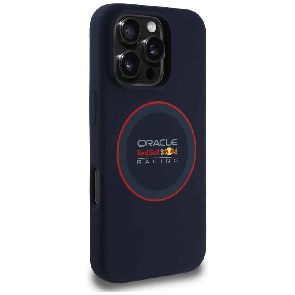 Red Bull Σιλικόνη Red Ring MagSafe - θήκη για Apple iPhone 16 Pro Max - Μπλε 4