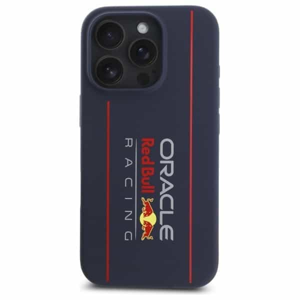 Red Bull Red Bull σιλικόνης θήκες κάθετου λογότυπου MagSafe - θήκη για Apple iPhone 16 Pro Max - Μπλε 3