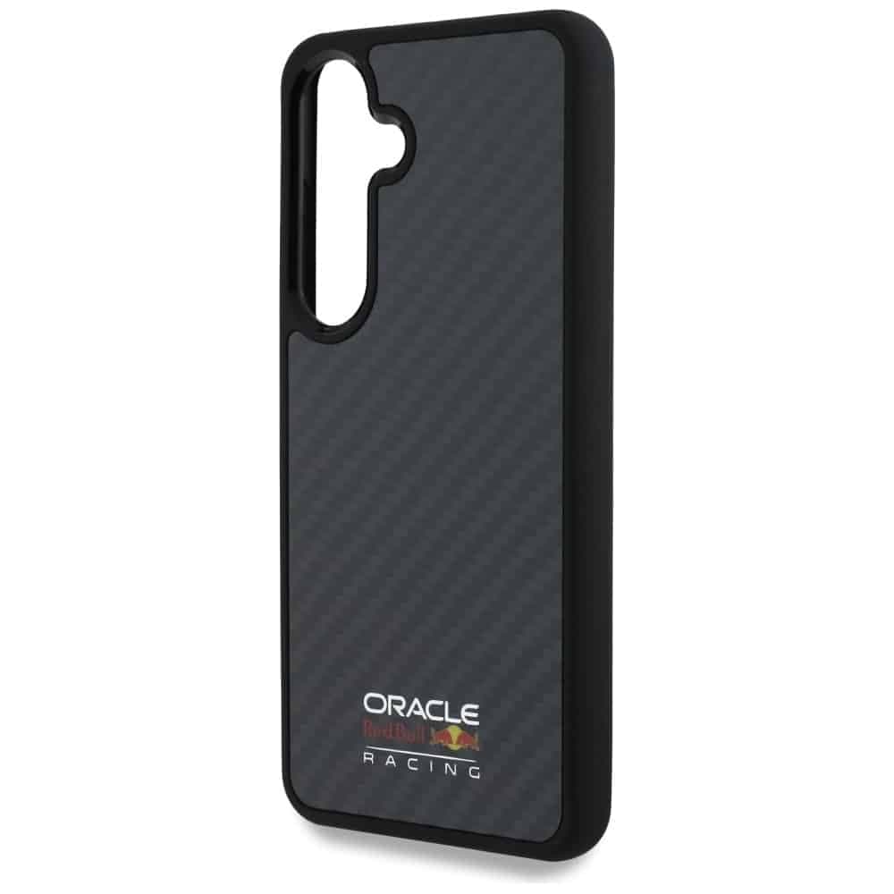 Red Bull Αυθεντική Ίνα Καρβόνου Σατέν Λογότυπο MagSafe - θήκη για Samsung Galaxy S25 - Μαύρο 6