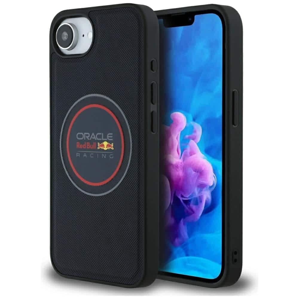 Red Bull Red Bull Meshed Logo και Κόκκινο Δαχτυλίδι MagSafe - θήκη για Apple iPhone 16e / 17e - Μπλε