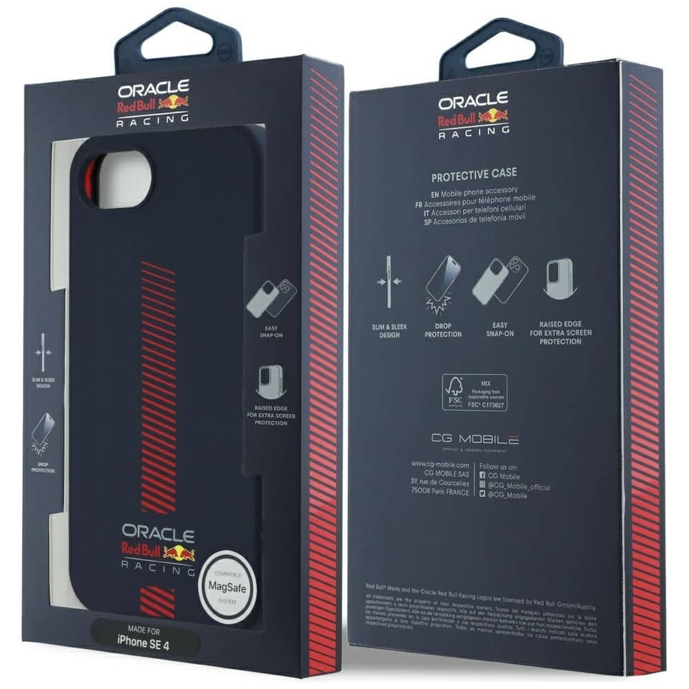 Red Bull Red Bull Σιλικόνης με Powerbar MagSafe - θήκη για Apple iPhone 16e / 17e - Μπλε 8