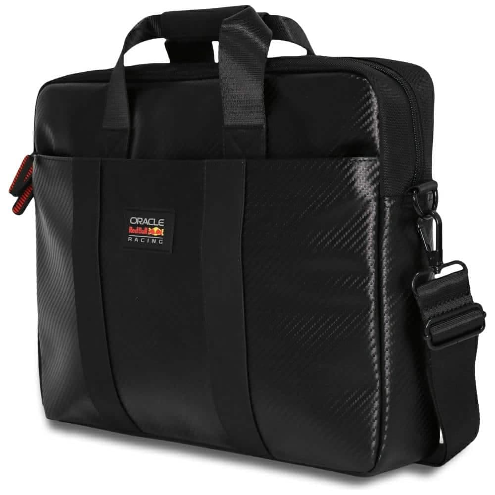 Τσάντα Laptop Red Bull Carbon 16" μαύρη