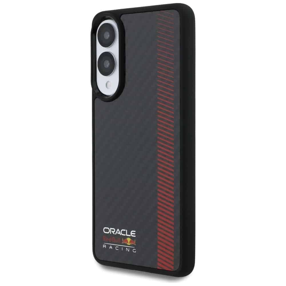 Red Bull Real Carbon Fiber Powerbar MagSafe - θήκη για Samsung Galaxy S25 Edge - Μαύρο 2