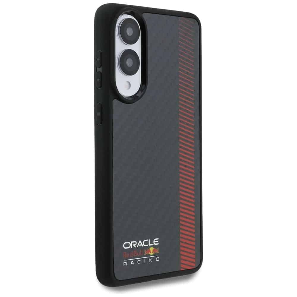 Red Bull Real Carbon Fiber Powerbar MagSafe - θήκη για Samsung Galaxy S25 Edge - Μαύρο 4
