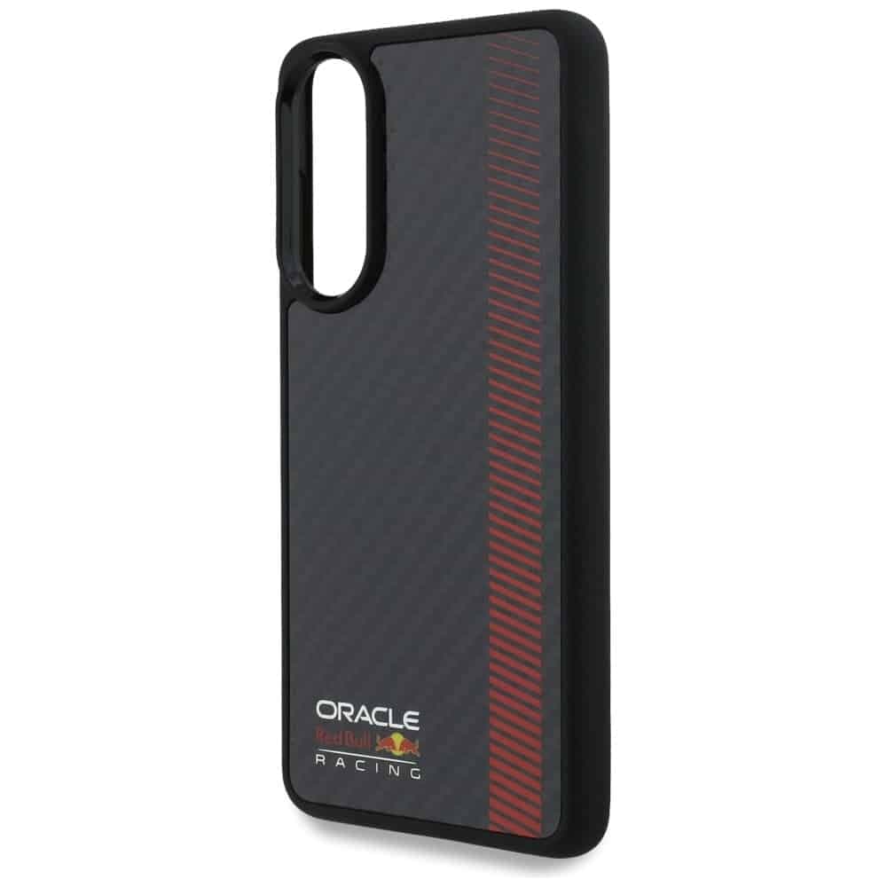 Red Bull Real Carbon Fiber Powerbar MagSafe - θήκη για Samsung Galaxy S25 Edge - Μαύρο 6