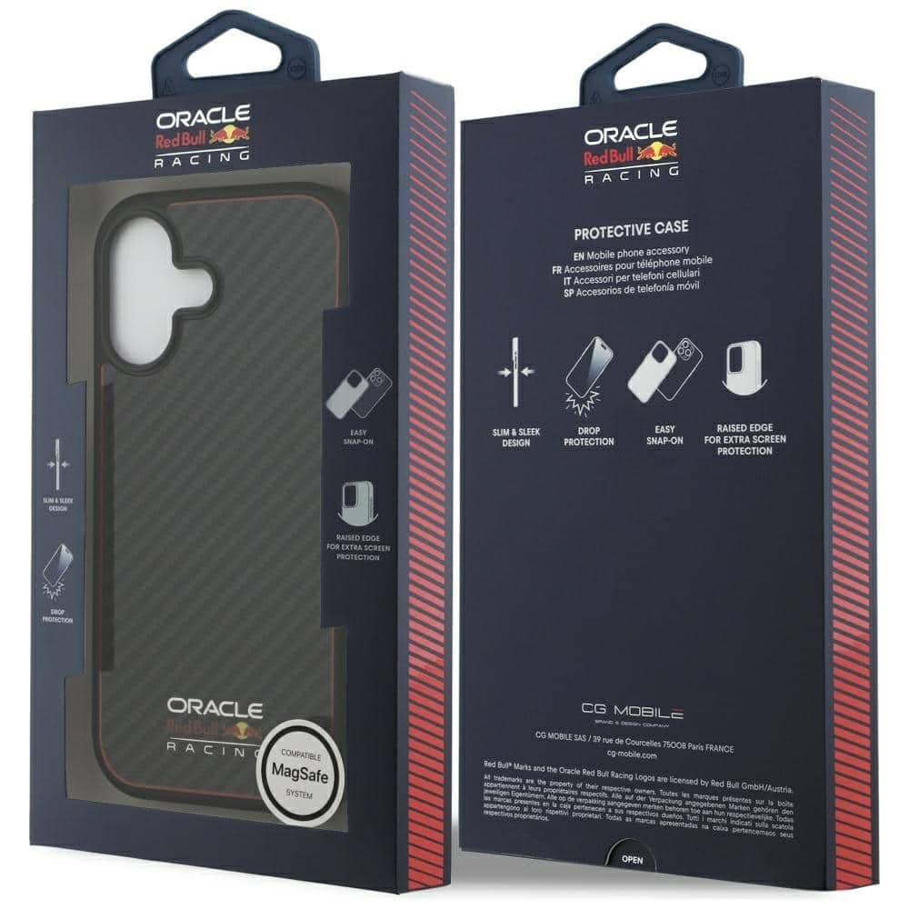 Red Bull Kevlar Logo Ματ MagSafe - θήκη για Apple iPhone 17 - Μαύρο 8
