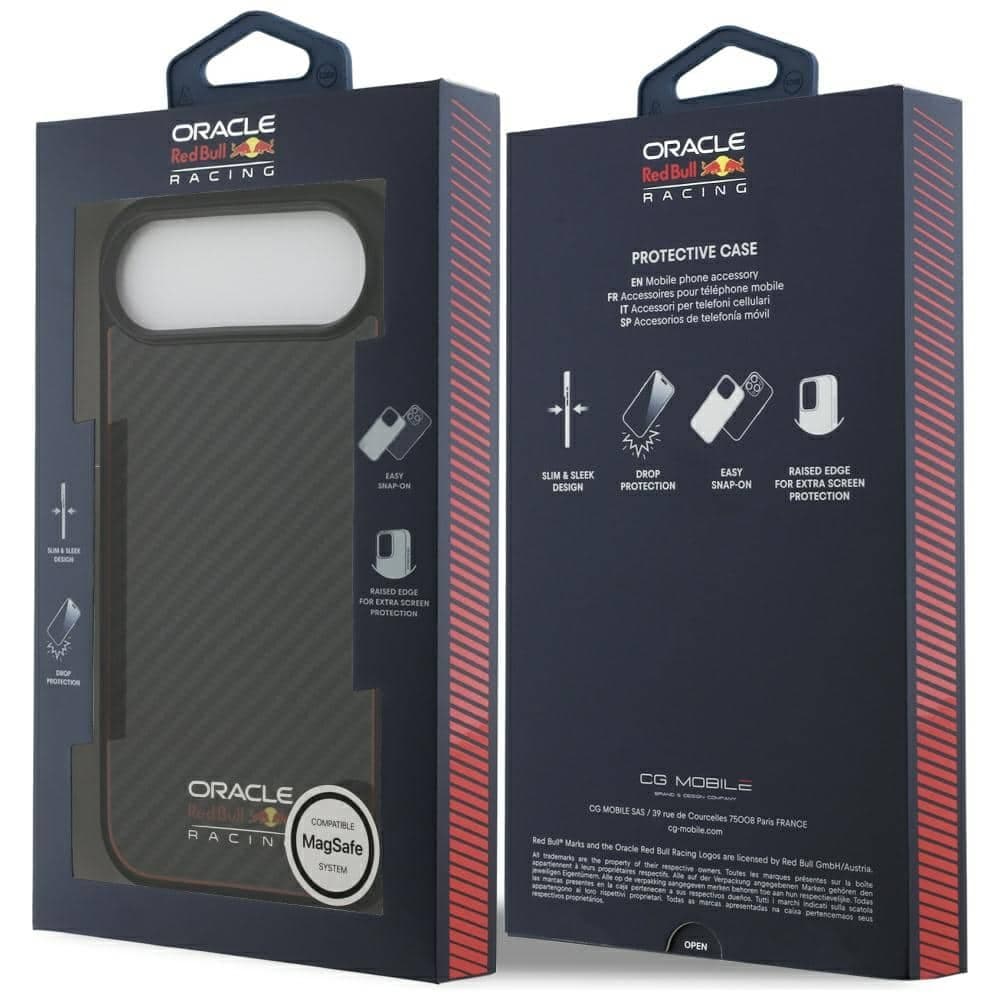 Red Bull Kevlar Logo Matt MagSafe - θήκη για Apple iPhone Air - Μαύρο 8